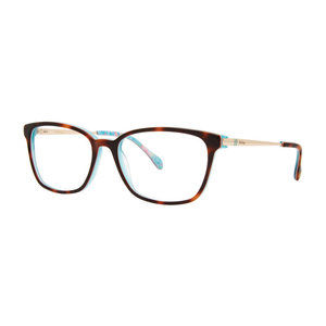 Lilly Pulitzer Rossi Eyeglasses Teal-Tortoise 53mm